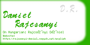 daniel rajcsanyi business card